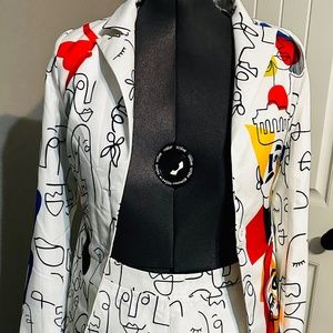 Brand New Graphic Pant Suit
